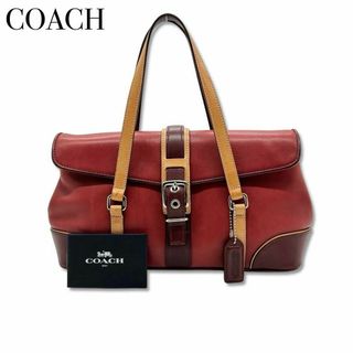 コーチ(COACH)のコーチ レザー ハンドバッグ トート 手持ちかばん ミニ レディース レッド(ハンドバッグ)