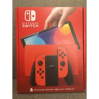 ニンテンドースイッチ(Nintendo Switch)のnintendo switchニンテンドースイッチ 有機EL マリオレッド 新品(家庭用ゲーム機本体)