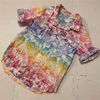 ベビーギャップ(babyGAP)の恐竜柄シャツ　　アロハ(Tシャツ/カットソー)