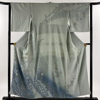 訪問着 身丈153.5cm 裄丈63.5cm 正絹 名品 【中古】(着物)