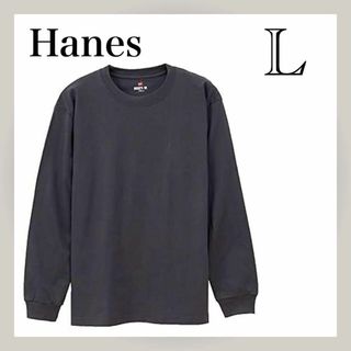 [ヘインズ] Hanes ビーフィー ロングスリーブ Tシャツ ロンT 長袖 L