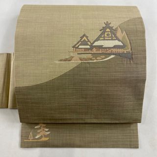 名古屋帯 美品 秀品 正絹 【中古】(帯)