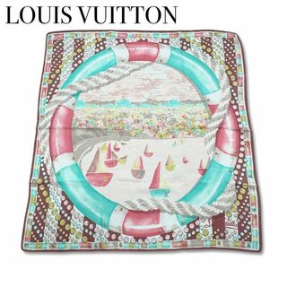 LOUIS VUITTON - ルイヴィトン 浮き輪 ヨット スカーフ ショール レディース ピンク系　イタリア