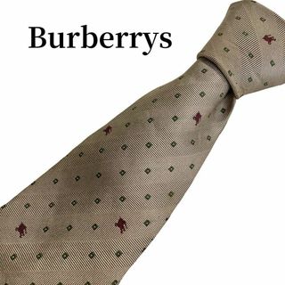 バーバリー(BURBERRY)のバーバリー Burberry ネクタイ オシャレ ホース柄 シルク レトロ(ネクタイ)