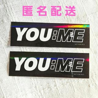 ME:I CD購入特典【YOU:ME ステッカー２枚セット】(アイドルグッズ)