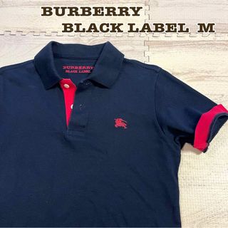 バーバリーブラックレーベル(BURBERRY BLACK LABEL)のBURBERRY バーバリーブラックレーベル ポロシャツ 半袖 ホースロゴ(ポロシャツ)