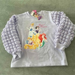 ディズニー(Disney)のディズニー　プリンセス　長袖　トレーナー　アリエル　ラプンツェル　120 (Tシャツ/カットソー)