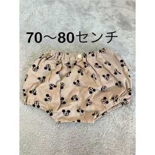 ディズニー(Disney)のディズニー　ミッキー　ショートパンツ　80㎝ベビー　ミッキー　ショートパンツ(パンツ)