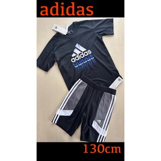 アディダス(adidas)の新品タグ付　adidasアディダス　130cmセットアップ　ブラック×ブラック(Tシャツ/カットソー)