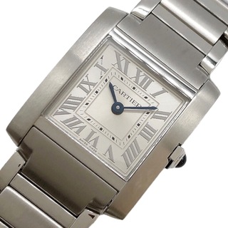 カルティエ(Cartier)の　カルティエ Cartier タンク フランセーズ SM WSTA0065 ステンレススチール レディース 腕時計(腕時計)