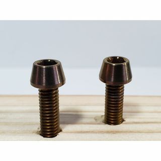 64チタン　アクセサリーボルト　ブロンズ　M6×20mm　高強度・超軽量(パーツ)