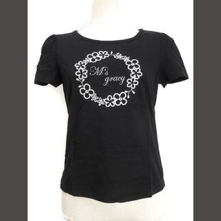 M'S GRACY - エムズグレイシー SpangleｘEmbroidery T-shirt トップス