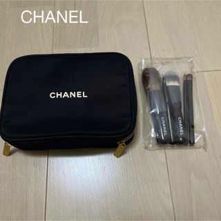 シャネル(CHANEL)のCHANEL シャネル　コスメポーチ　化粧道具付き(ポーチ)