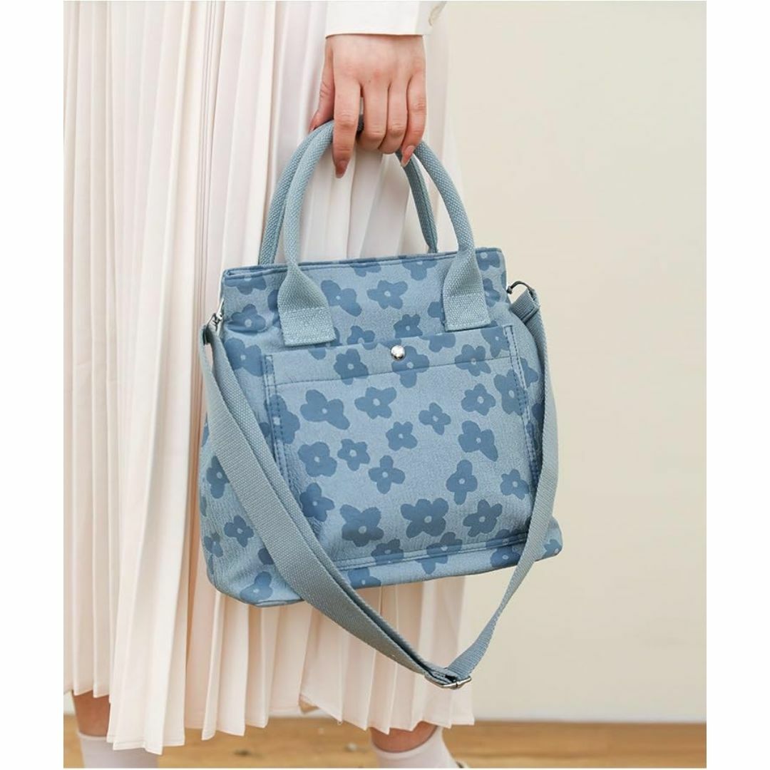 【色: ブルー】[NISSAI] ミニトートバッグ かばん レディース 軽量 大 レディースのバッグ(その他)の商品写真