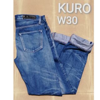 KURO　W30　セルビッチスリムジーンズ　ブルー(デニム/ジーンズ)