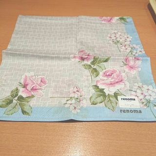 レノマ(RENOMA)の【新品】レノマrenoma 薔薇ハンカチ大判(ハンカチ)