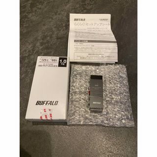バッファロー(Buffalo)の新品未使用！バッファロー SSD-PUT1.0U3-B/N(その他)