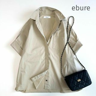 ebure - ebure コットン 半袖シャツ ベージュ