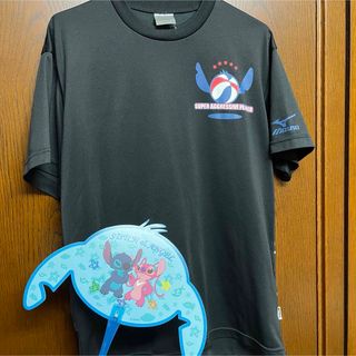 ミズノ(MIZUNO)のスティッチ　バスケ　バスケットボール　ミズノ　MIZUNO Tシャツ　うちわ(バスケットボール)