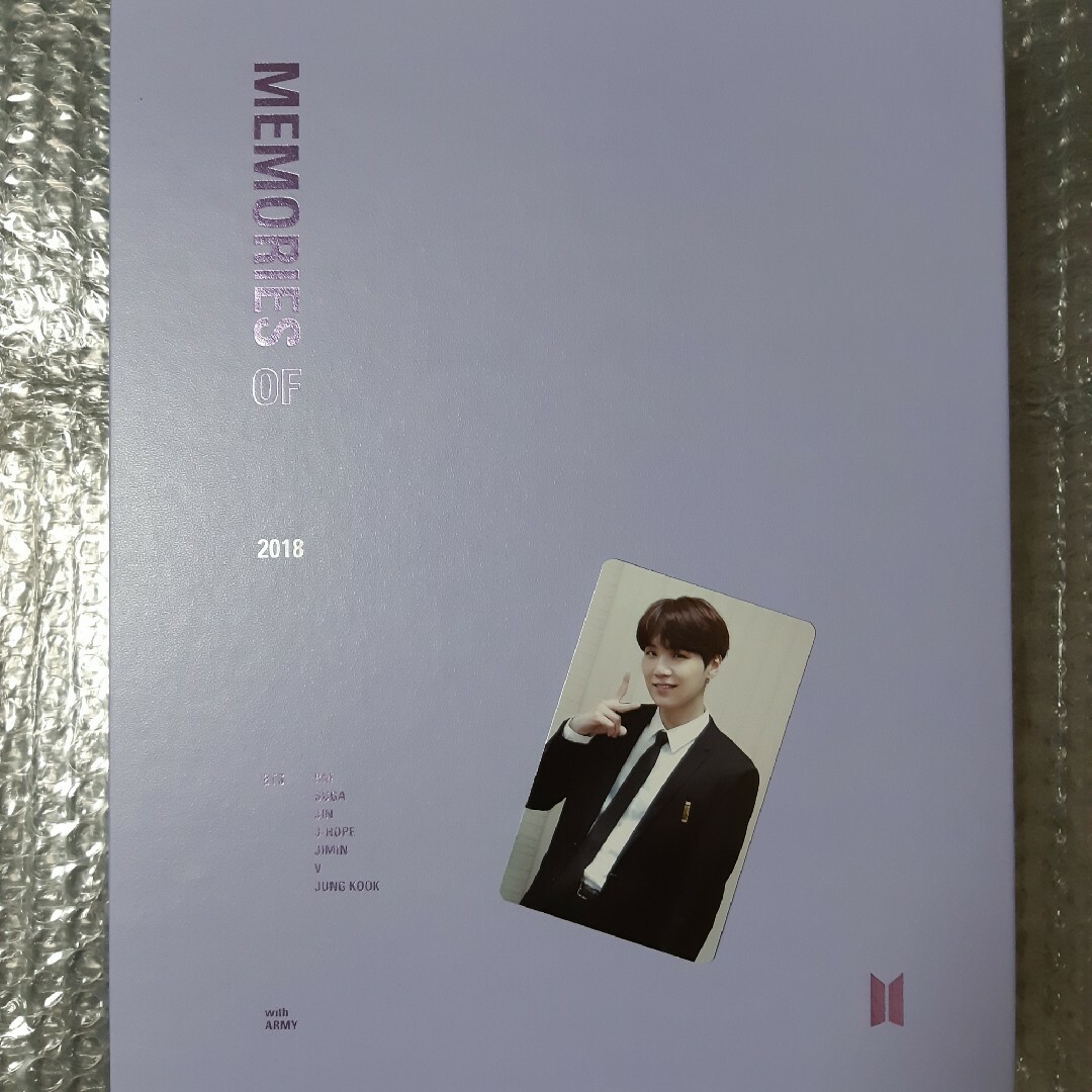 防弾少年団(BTS)(ボウダンショウネンダン)のBTS MEMORIES2018 DVD ユンギトレカ付き エンタメ/ホビーのタレントグッズ(アイドルグッズ)の商品写真