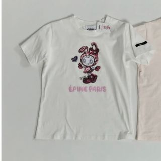 épine - épine×Mezzo piano berrie tee  White