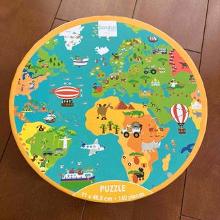 世界地図パズル(知育玩具)