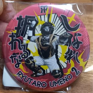 梅野隆太郎捕手  ガチャガチャ缶バッジ(応援グッズ)