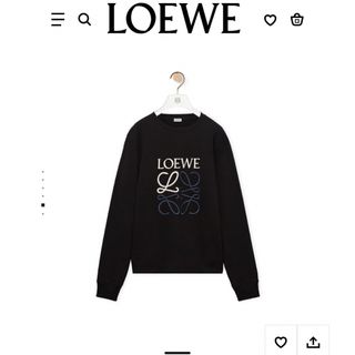 LOEWE - 【ほぼ新品希少サイズ】ロエベ loewe アナグラム-刺繍入りスウェットシャツ