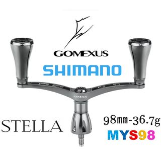 シマノ(SHIMANO)のゴメクサス 98mm チタン製　シマノ　ダブルハンドル　22ステラ　ツインパワー(リール)