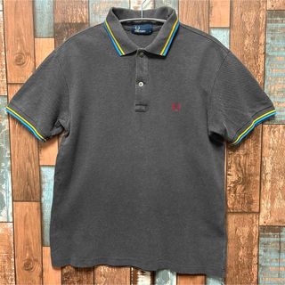 フレッドペリー(FRED PERRY)のFRED PERRY フレッドペリー　ポロシャツ　サイズ:M グレー(ポロシャツ)