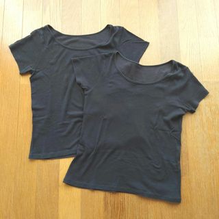 ユニクロ(UNIQLO)のキッズ 肌着 半袖 140cm  2枚セット(下着)