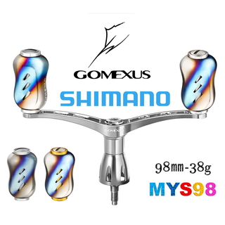 シマノ(SHIMANO)のゴメクサス 98mm チタン製　シマノ　ダブルハンドル　アルテグラ　ツインパワー(リール)
