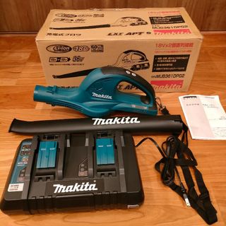 マキタ(Makita)の【極美品】マキタ 充電式ブロワ  MUB361DPG2(洗濯機)