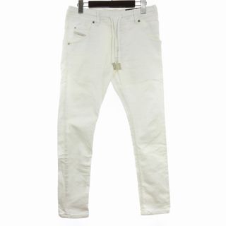 ディーゼル(DIESEL)のディーゼル ジョグジーンズ ロング テーパード コットン 白 26 ■SM1(スラックス)