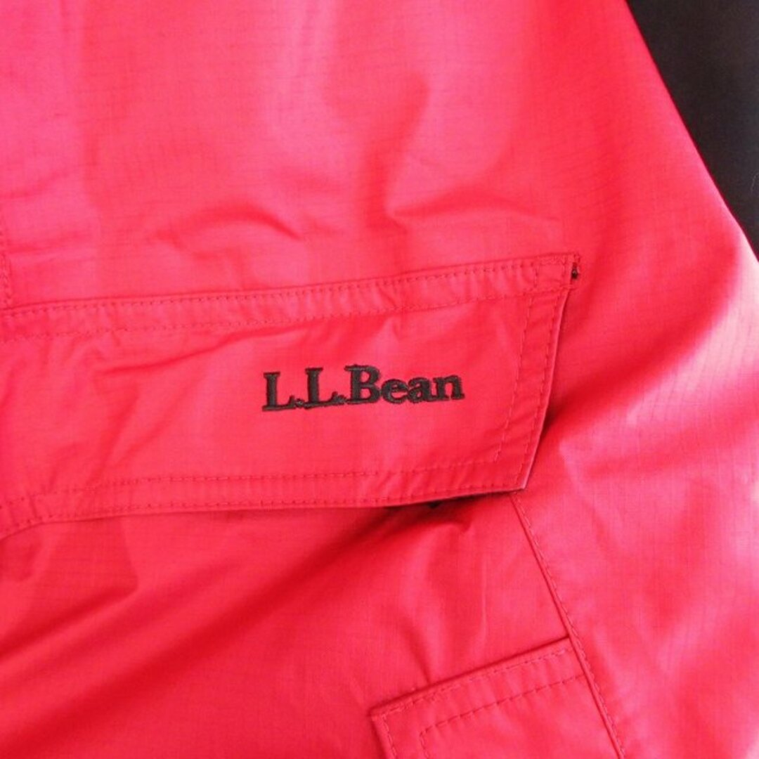 L.L.Bean(エルエルビーン)のエルエルビーン プルオーバーナイロンジャケット バイカラー 赤 黒 M ■SM1 スポーツ/アウトドアのスポーツ/アウトドア その他(その他)の商品写真