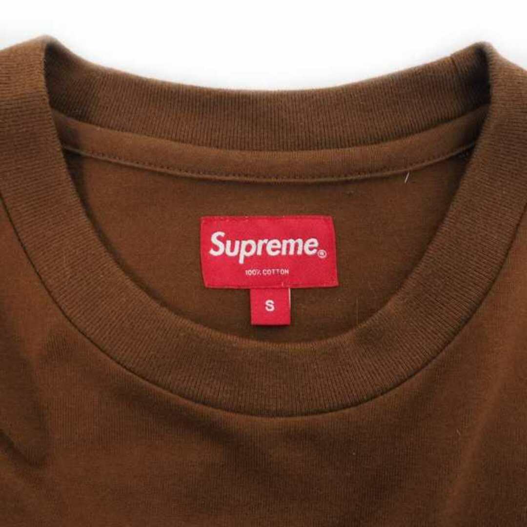 Supreme(シュプリーム)のシュプリームスモール ボックス ロゴ Tシャツ 半袖  S ブラウン メンズのトップス(Tシャツ/カットソー(半袖/袖なし))の商品写真