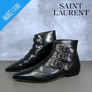 サンローラン(Saint Laurent)の【美品】 SAINT LAURENT サンローラン ブーツ ウエスタン ベルト(ブーツ)