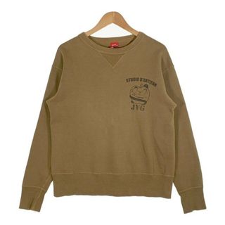 ステュディオダルチザン(STUDIO D'ARTISAN)のSTUDIO D'ARTISAN ステュディオダルチザン 両V スウェットトレーナー オリーブ Size M(スウェット)