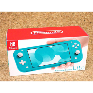 ニンテンドースイッチ(Nintendo Switch)の【新品・未使用】ニンテンドースイッチライト ターコイズ(家庭用ゲーム機本体)