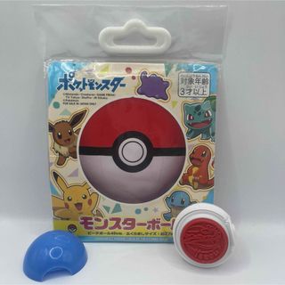 ポケモン(ポケモン)の【新品未使用】ポケモンモンスターボール(ビーチボール) &ビッくらポン スタンプ(その他)