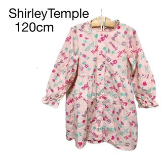 Shirley Temple -  シャーリーテンプン　キャンディプリントレインコート　120cm ピンク