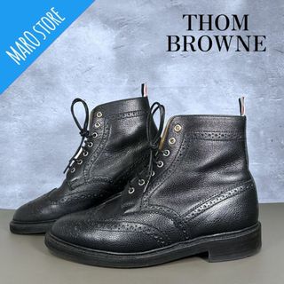 トムブラウン(THOM BROWNE)のTHOM BROWNE ブローグスタイル ブーツ レースアップブーツ(ブーツ)