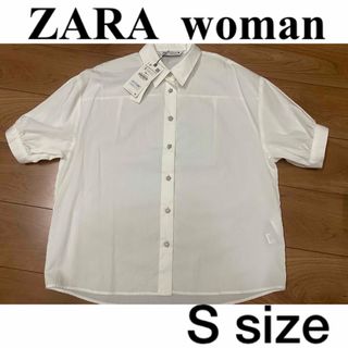 ザラ(ZARA)の★ZARA★ブラウス★未使用★S★(シャツ/ブラウス(半袖/袖なし))