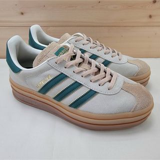 アディダス(adidas)のアディダス オリジナルス ウィメンズ ガゼル "グリーン/ベージュ"23.5㎝(スニーカー)