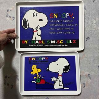 SNOOPY - スヌーピー　SNOOPY  レトロ☆おぼん　トレー　トレイ