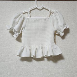 アナップキッズ(ANAP Kids)のANAPキッズ　オフショルダーシャツ(Tシャツ/カットソー)