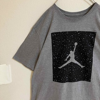 ジョーダン(Jordan Brand（NIKE）)のJORDANマイケルジョーダンTシャツtシャツバスケ霜降りグレーオーバーサイズ(Tシャツ/カットソー(半袖/袖なし))