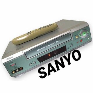SANYO - VZ-H502 SANYO VHS ビデオデッキ 通電確認 リモコン サンヨー