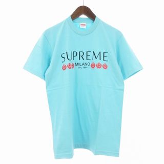 シュプリーム(Supreme)のシュプリーム 21SS Tシャツ カットソー 半袖 クルーネック 水色 S(Tシャツ/カットソー(半袖/袖なし))