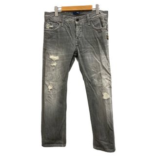 ジースター(G-STAR RAW)のジースターロウ デニム ジーパン ダメージデニム 30 グレー(デニム/ジーンズ)